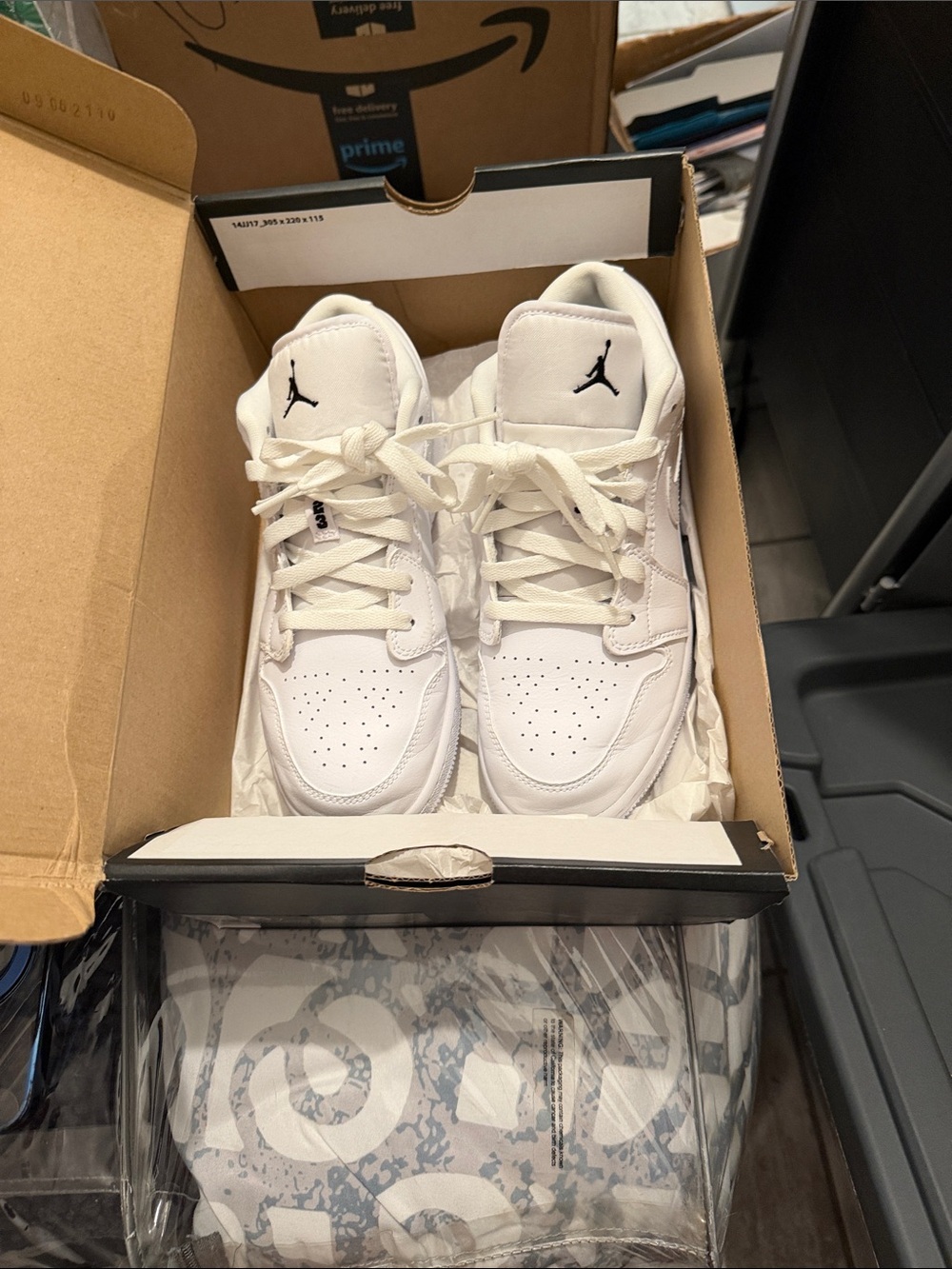 Jordan Kids White Sneakers